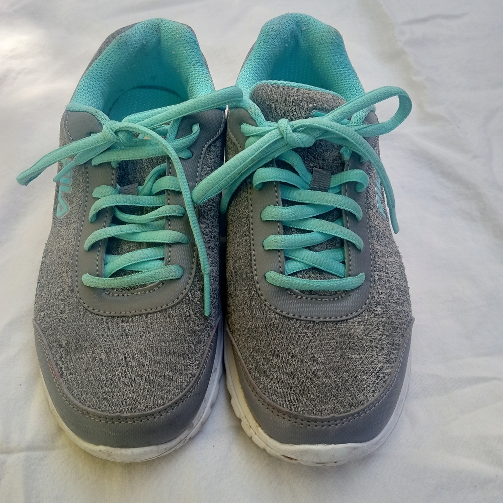 Fila grey and teal women's size 7